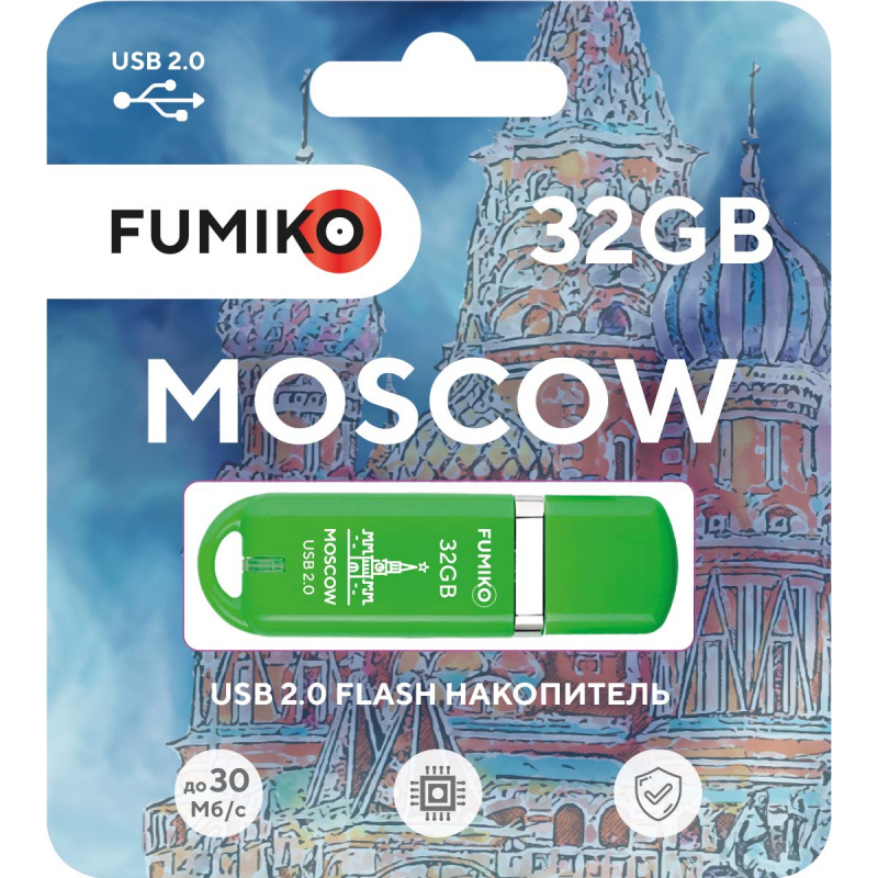 USB-Flash 32GB Fumiko Moscow зеленая