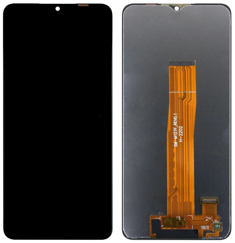 Дисплейный модуль Samsung M127F (M12) чёрный, оригинал