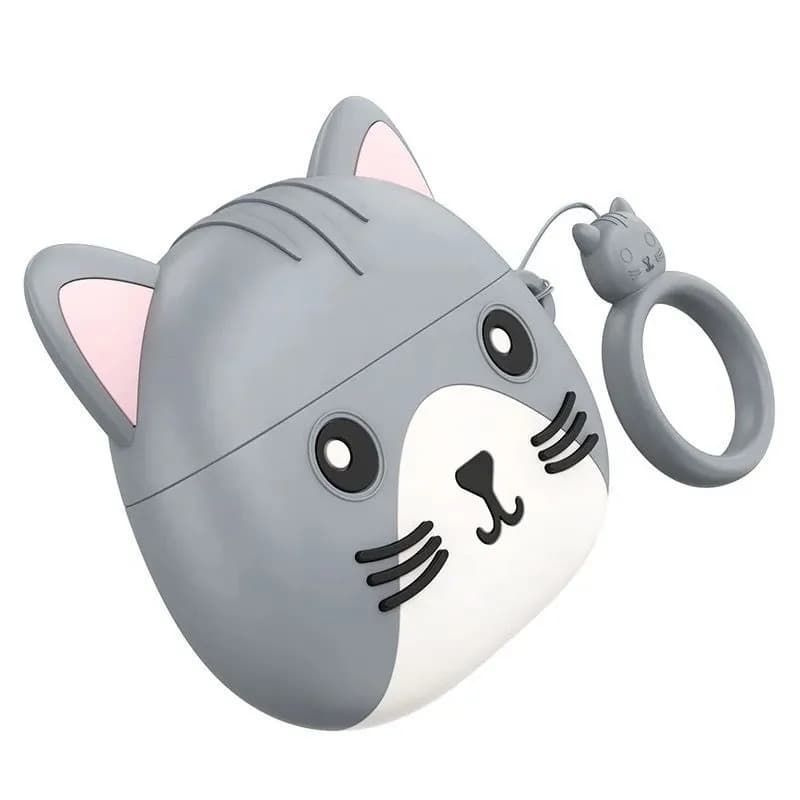 Беспроводные наушники Hoco EW46 khaki cat, серые