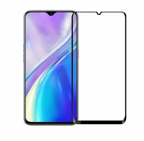 Защитное стекло Realme C21Y/C25Y Full черное