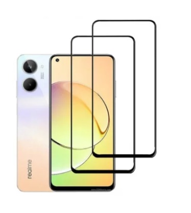 Защитное стекло Realme 10 Pro Full черное