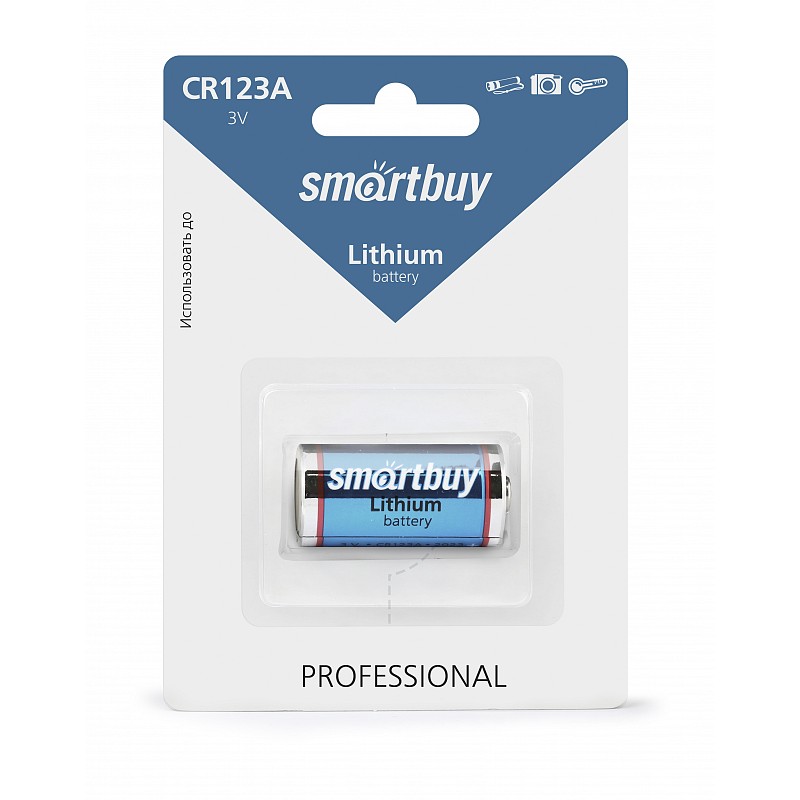 Литиевый элемент питания SmartBuy CR123A