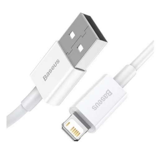 Кабель Baseus Superior Series Fast Charging Lightning - USB 2.4А белый 1м