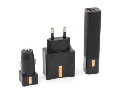 СЗУ-USB набор Ldnio CC200 + АЗУ + Power Bank 2600mAh черный