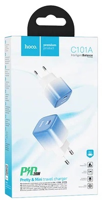 СЗУ USB-C Hoco C101A (Type-C) 3.0A PD20W