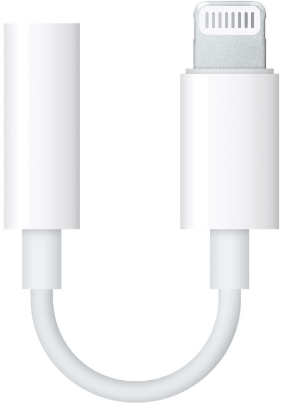 Переходник Lightning - 3.5 jack белый