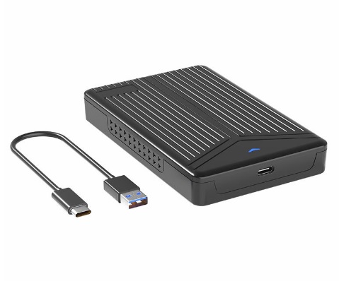 Внешний бокс для SSD "USB 3.1 to M.2" черный