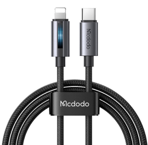 Кабель McDodo CA-5710 Type C - Lightning 36W, черный, 1,2м
