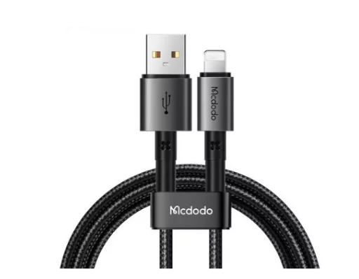 Кабель McDodo CA-3581 Lightning - USB черный, 3А, 1,8м