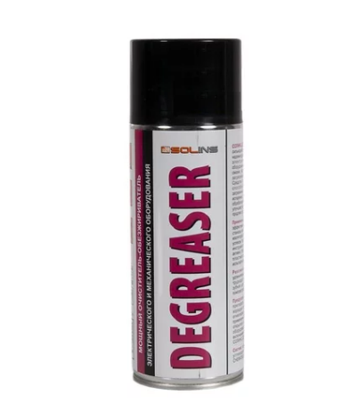 Аэрозоль Solins DEGREASER очиститель от жира и масла 400 мл