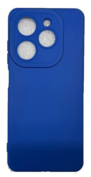 Чехол-накладка для Tecno Spark Go 2024 силикон синий