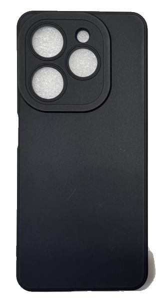 Чехол-накладка для Tecno Spark Go 2024 силикон черный