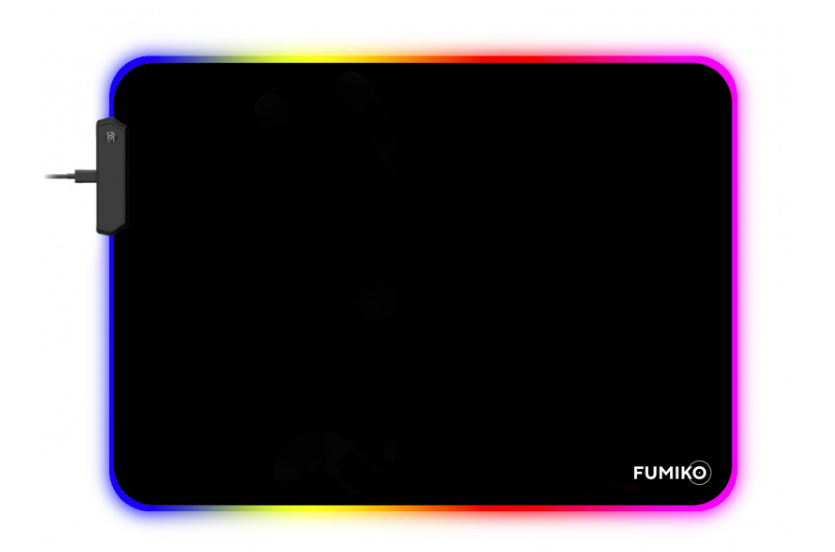 Коврик для мыши FUMIKO RGB-подсветка (350x250х3мм)