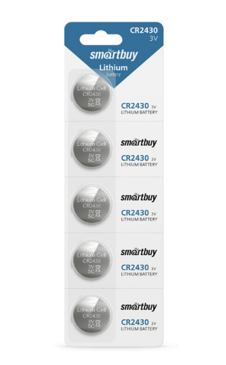 Батарейка CR2430 SmartBuy (1шт)