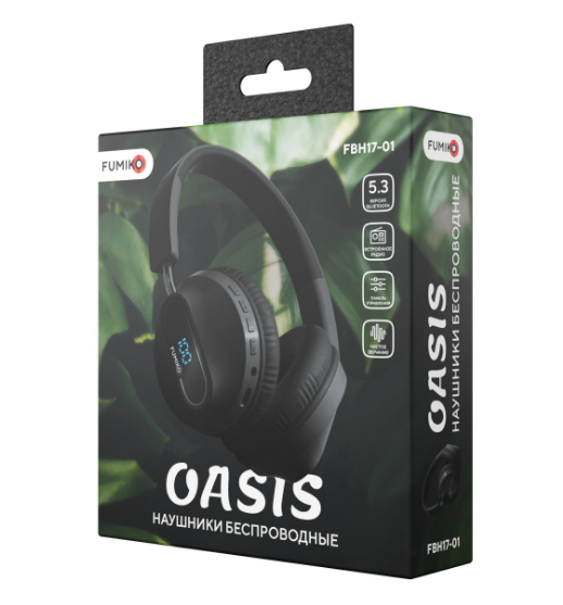 Наушники беспроводные FUMIKO OASIS черные