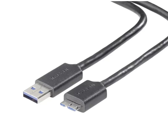 Кабель Belkin F3U166 Micro-B / USB 3.0 черный 1.8 м