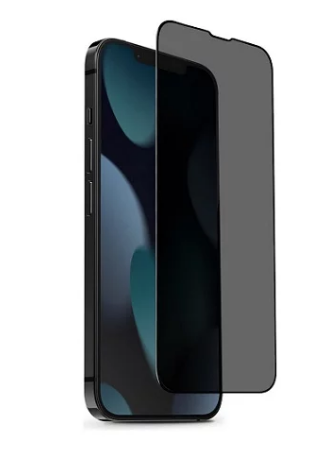 Защитное стекло iPhone 13 mini Full приватное черное