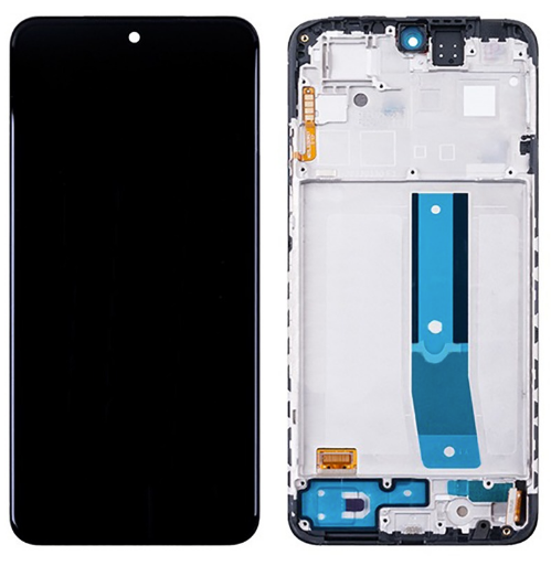 Дисплейный модуль Xiaomi Redmi Note 11/Poco M4 Pro 4G черный, Amoled с рамкой