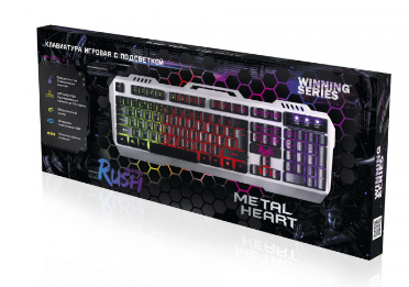 Клавиатура игровая мультимедийная Smartbuy 354 RUSH USB черная