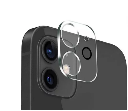 Защитное стекло iPhone 12 на камеру 3D (тех упак)