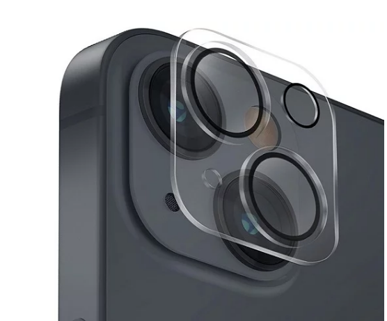 Защитное стекло iPhone 13/13 mini на камеру 3D (тех упак)