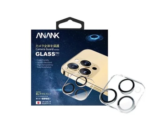 Защитное стекло ANANK на камеру iPhone 16 Pro/16 Pro Max прозрачное 3D