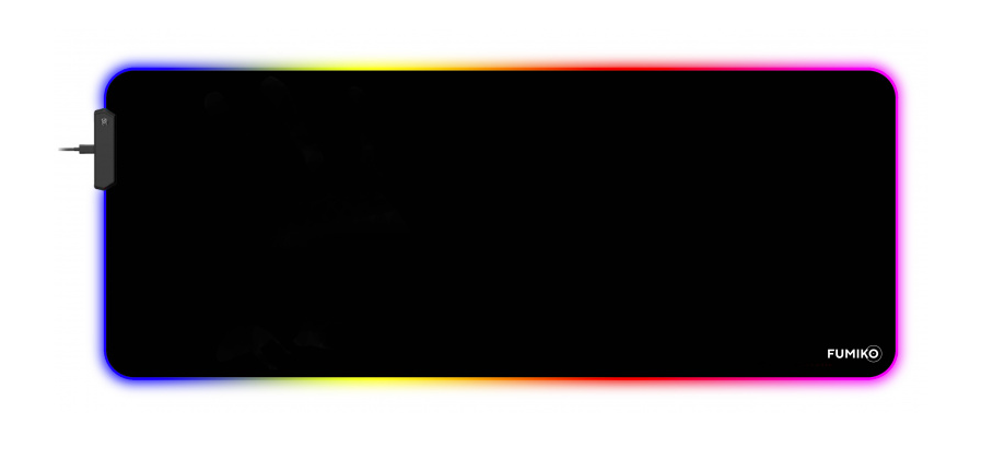 Коврик для мыши FUMIKO MP04 RGB-подсветка 800x300х3 мм