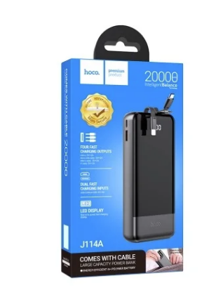 Внешний аккумулятор Hoco J114A (20000 mAh) черный