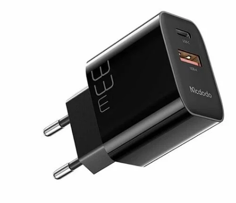 СЗУ-1USB + 1USB-C McDodo CH-0921, PD,33W черный