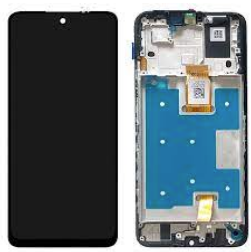 Дисплейный модуль Huawei Honor X7a/X7a Plus/Enjoy 40 Plus чёрный (оригинал с рамкой)