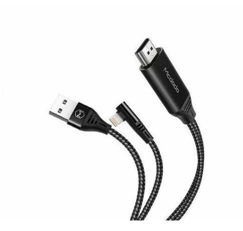 Кабель McDodo CA-6400 Lightning to HDMI черный, 2м