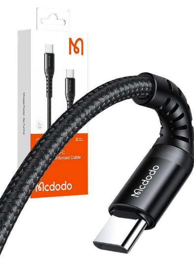 Кабель McDodo CA-5641 60W Type-C - Type-C черный, 1м