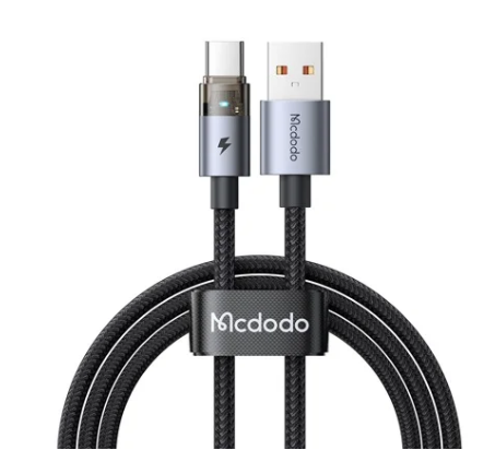 Кабель McDodo CA-6890 Type-C - USB 6A черный, 1,2м