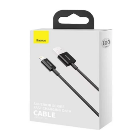 Кабель Baseus Superior Series Fast Charging Lightning - USB 2.4А черный 1м