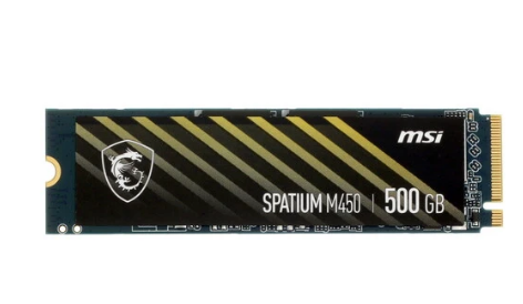 500 ГБ M.2 NVMe накопитель MSI SPATIUM M450