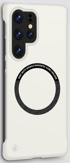 Чехол-накладка для Samsung Galaxy S22 Ultra Magnetic бежевый