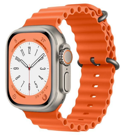 Ремешок для Apple Watch 42mm/44mm/45mm/49mm Ocean Band оранжевый