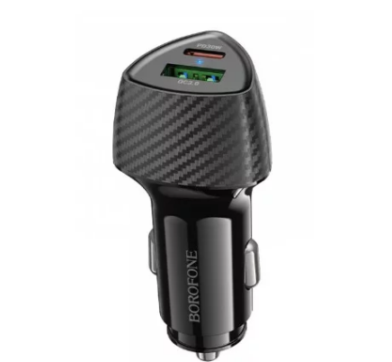 АЗУ-1USB + 1USB-C Borofone BZ31C, PD30W, черный
