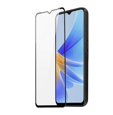 Защитное стекло Realme C25/C25S/C33/C35/Narzo 20A/50A Prime/Vivo Y30 5G/Y33e/Y52t/Y55s 2023 Full чер