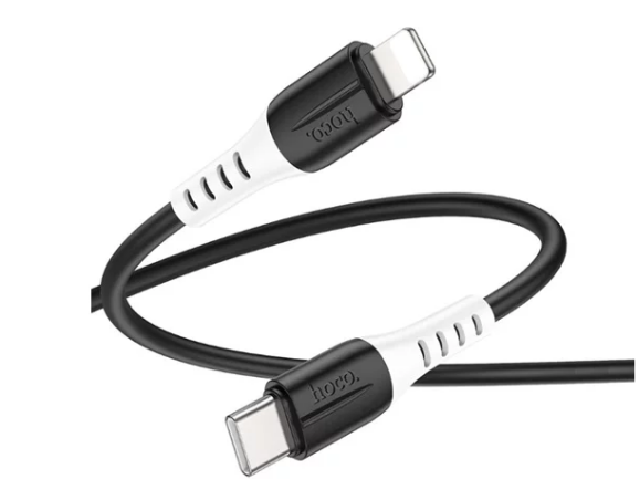 Кабель Hoco X82 PD USB- Lightning черный, 1м