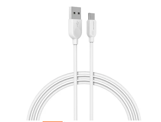 Кабель Borofone BX14 Type-C - USB белый, 1м