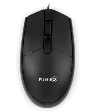 Мышь проводная FUMIKO PHANTOM черная