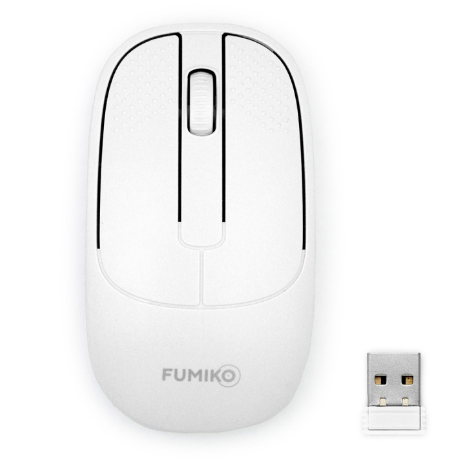 Мышь беспроводная FUMIKO COSY белая