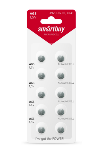 Батарейка часовая SmartBuy AG3 (1 шт)