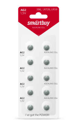Батарейка часовая SmartBuy AG2 (1 шт)