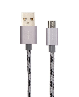 Кабель Borofone BX24 MicroUSB 2.4A серый