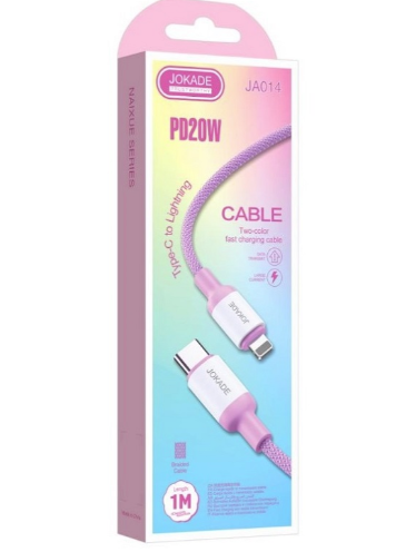 Кабель Jokade JA014 Type-C / Lightning 5А PD20W фиолетовый