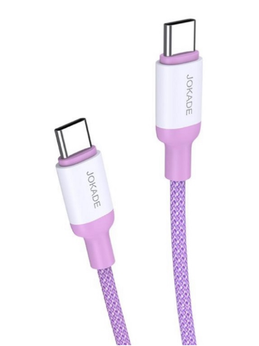 Кабель Jokade JA014 Type-C / Type-C 5A PD100W фиолетовый