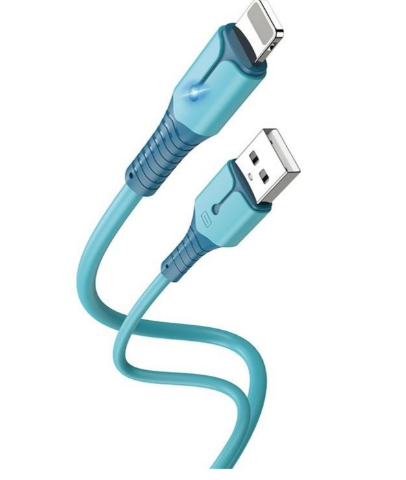 Кабель Jokade JA015 Lightning 5A силиконовый бирюзовый
