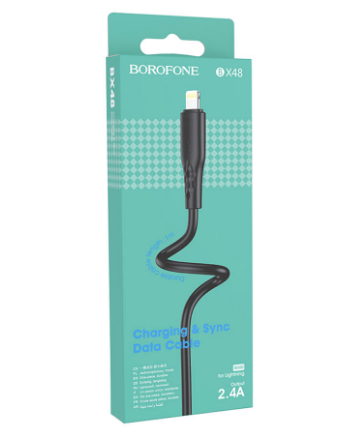 Кабель Borofone BX48 Lightning черный